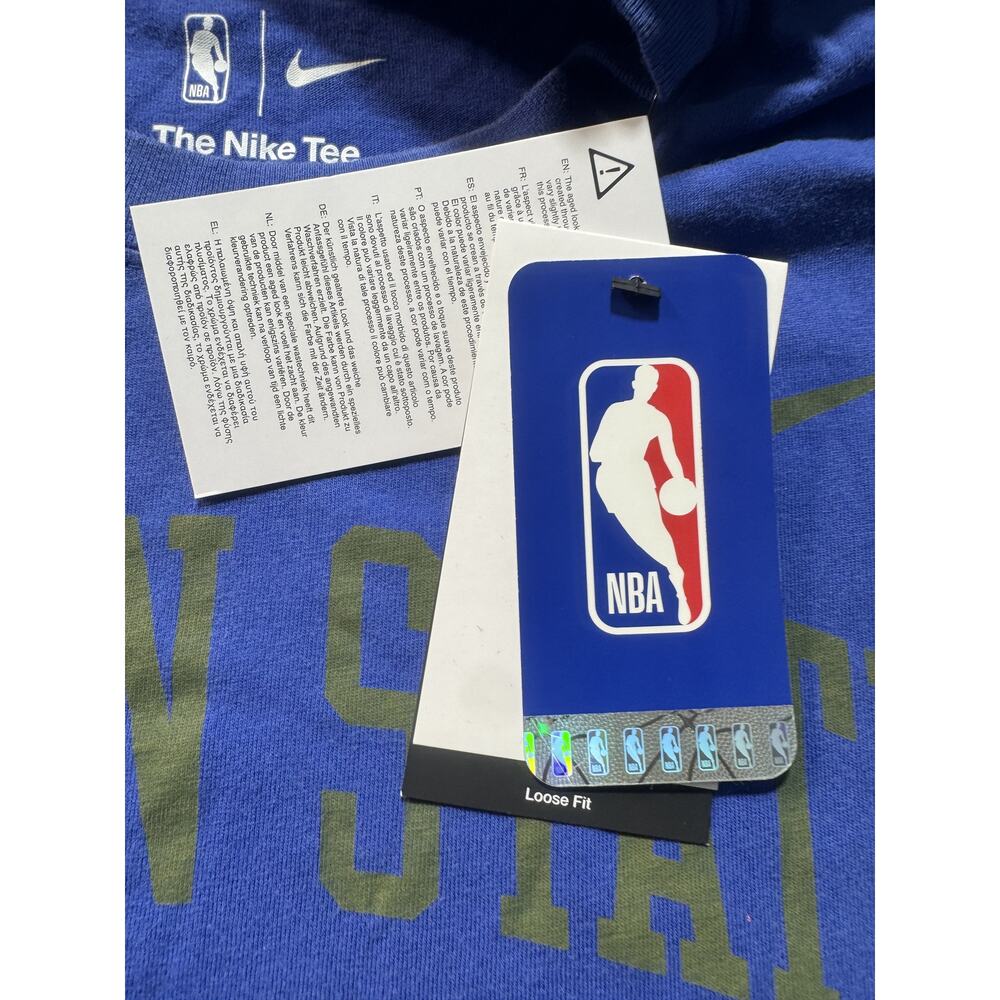NIKE SWOOSH Men's Blue Tee Sz M Brand New - Picture 7 of 9